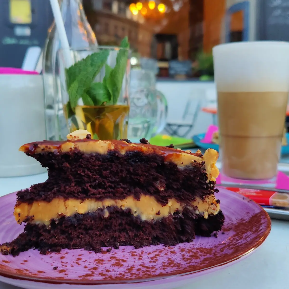 Erdnuss-schoko-kuchen