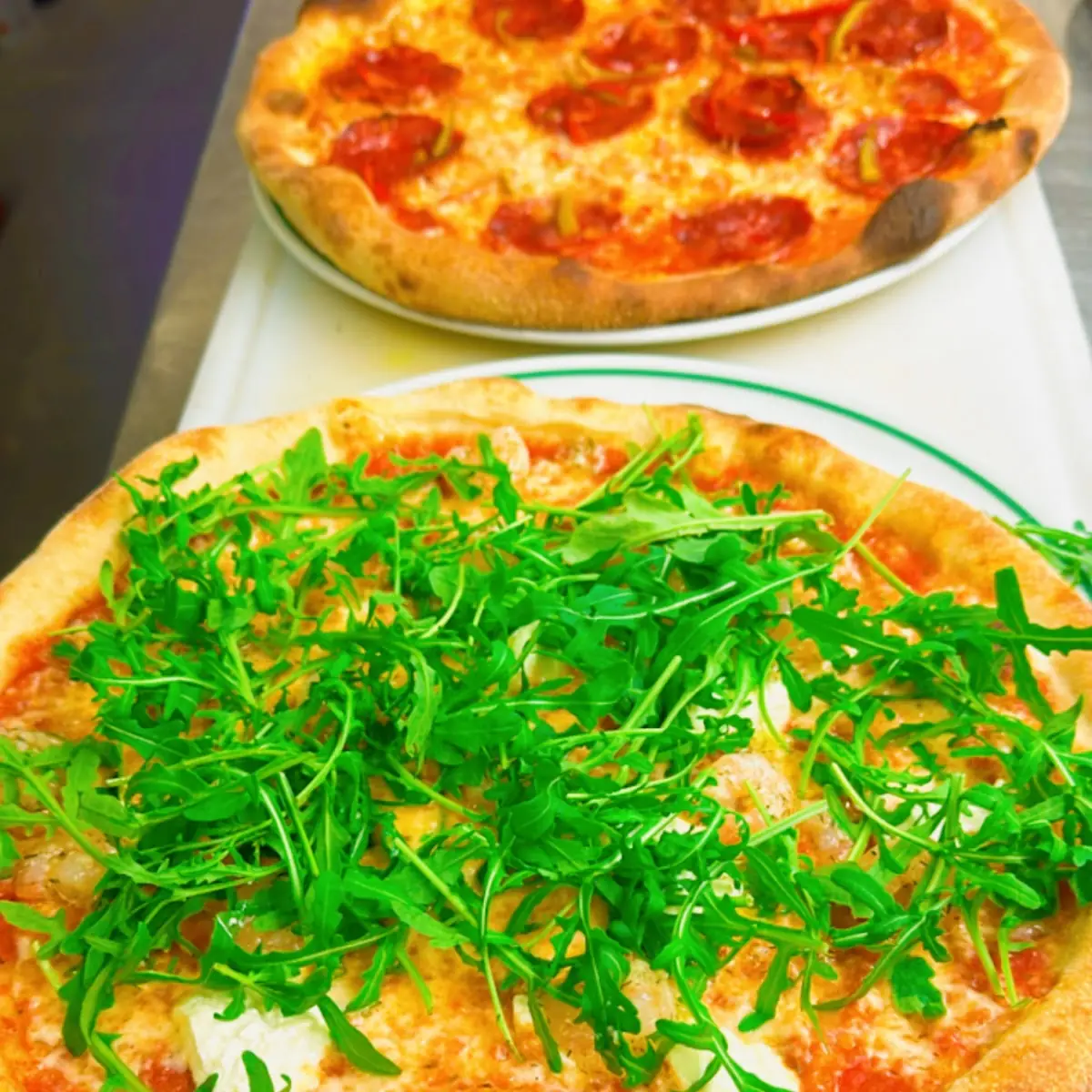 Pizza Garnelen