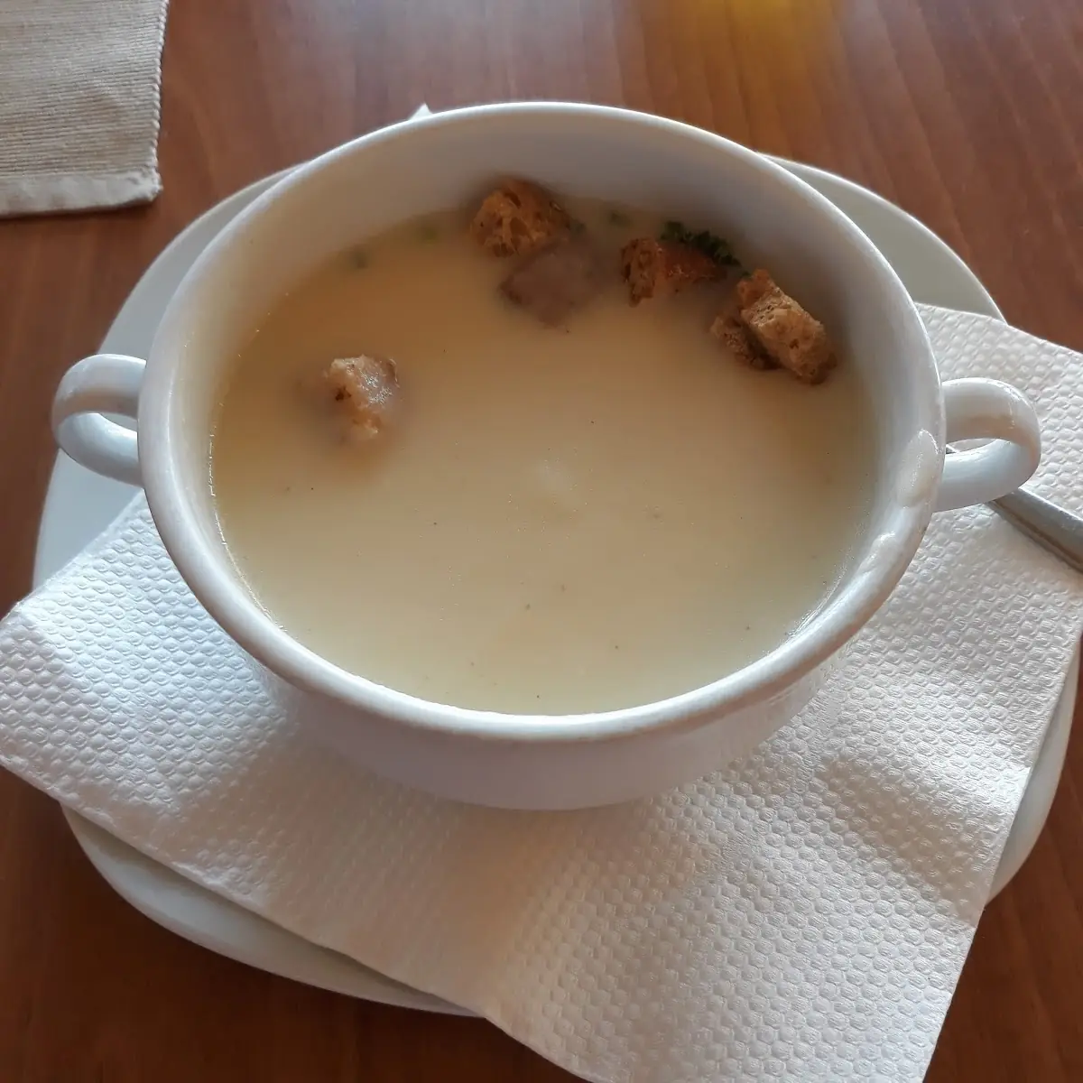 Knoblauchcremesuppe