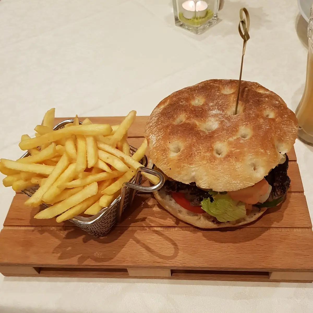 Burger Mit Chips