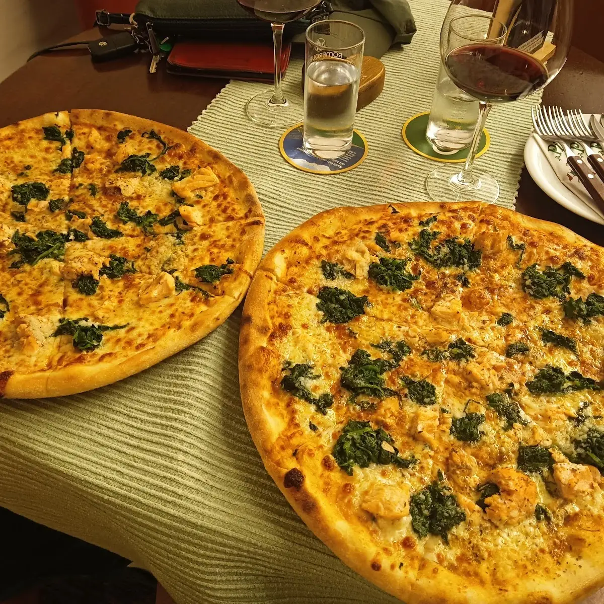 Pizza Salmone E Spinacci