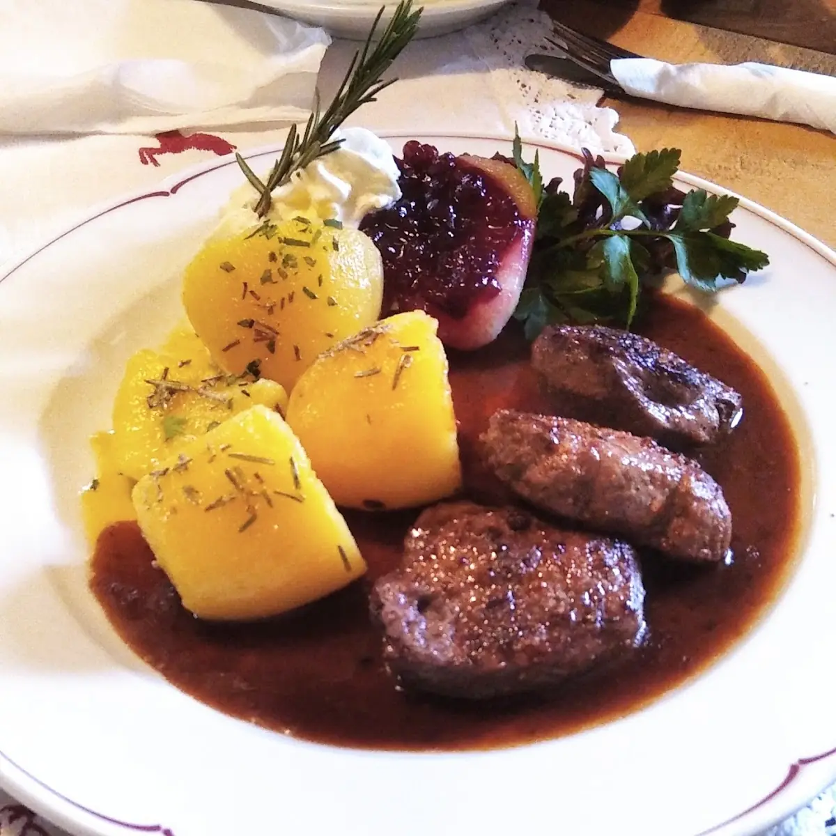Hirschrückensteak