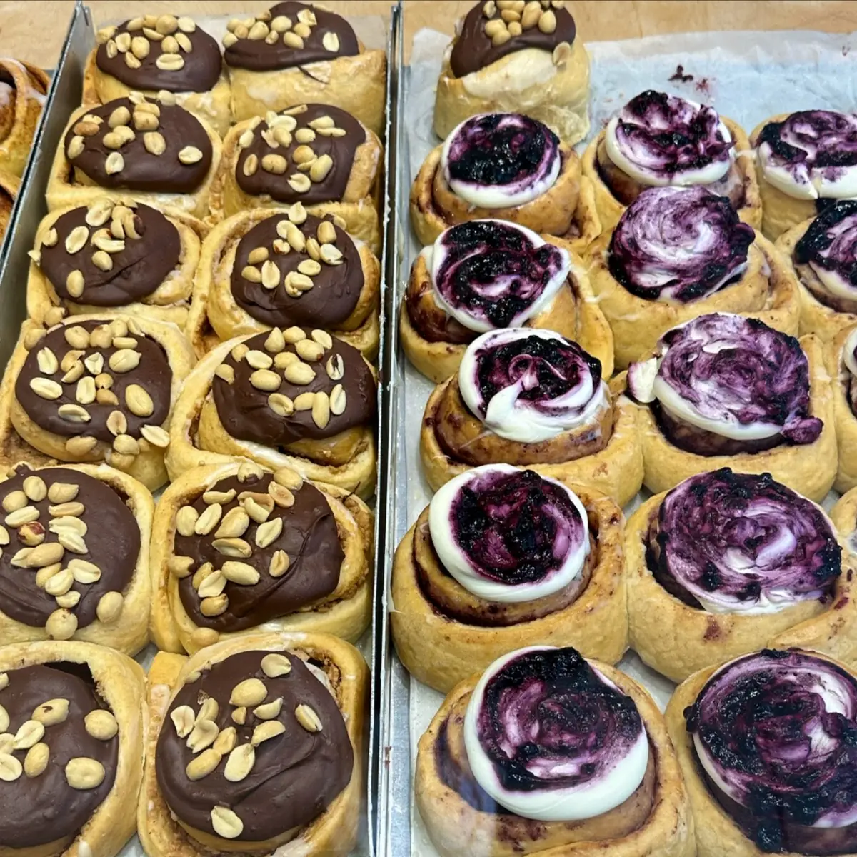 Cinnamon Roll Peanut and Chocolate