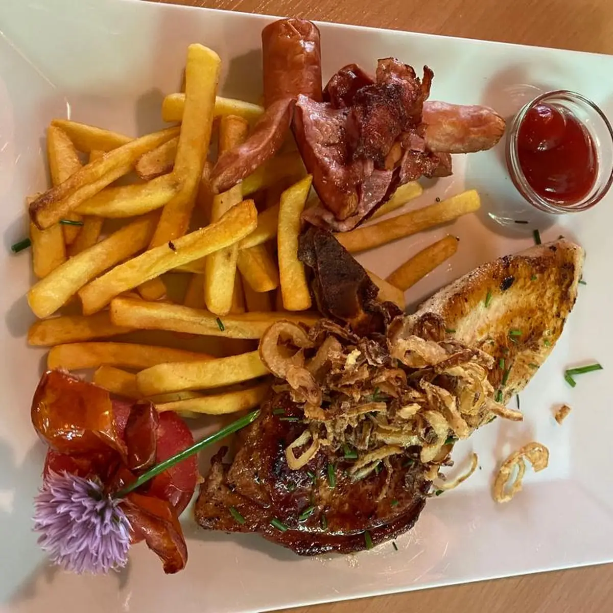 Grillteller, Pizzeria Kegelbahn