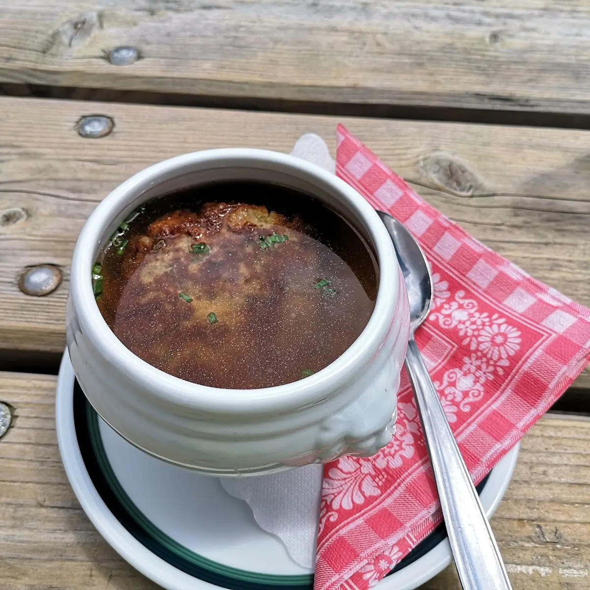 Kasspressknödel Suppe