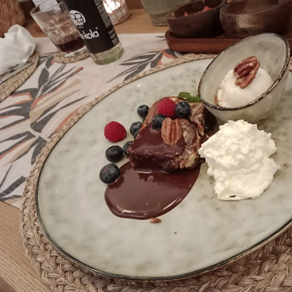 Schokobrowni Mit Eis
