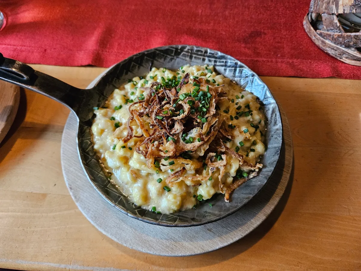 Käsespätzle Pfanne