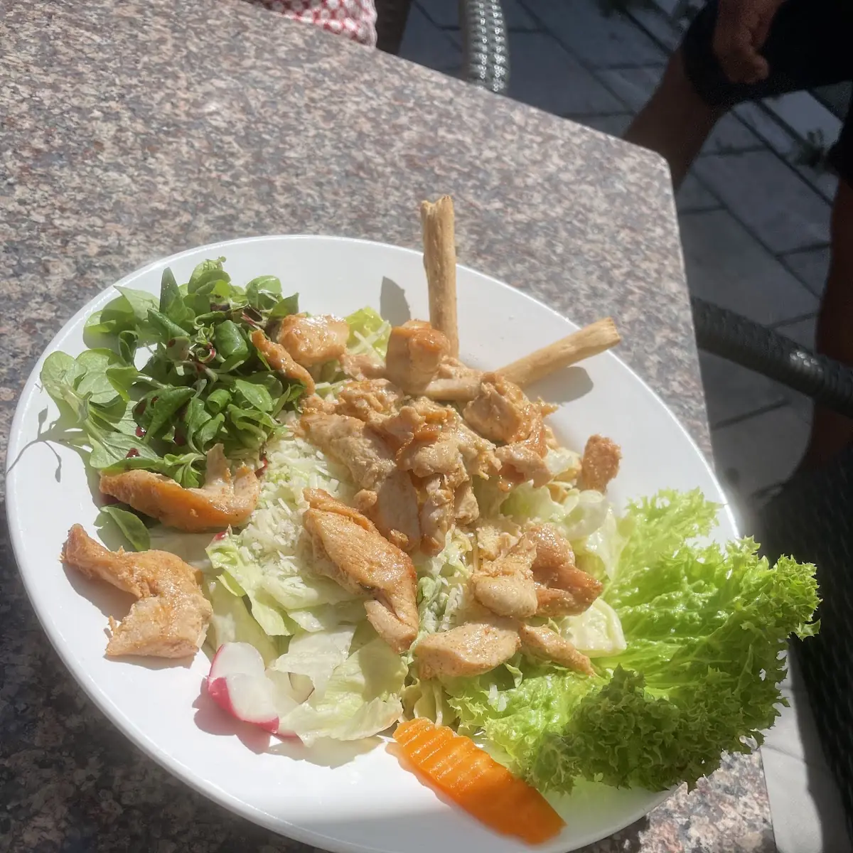 Cesar Salat Mit Putenstreifen
