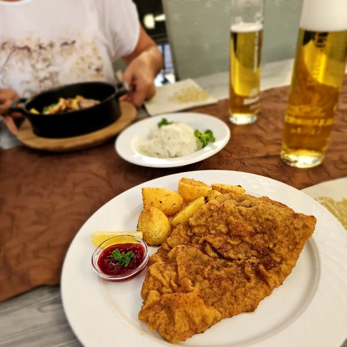 Wiener Schnitzel Vom Schwein Mit Kartoffelsalat
