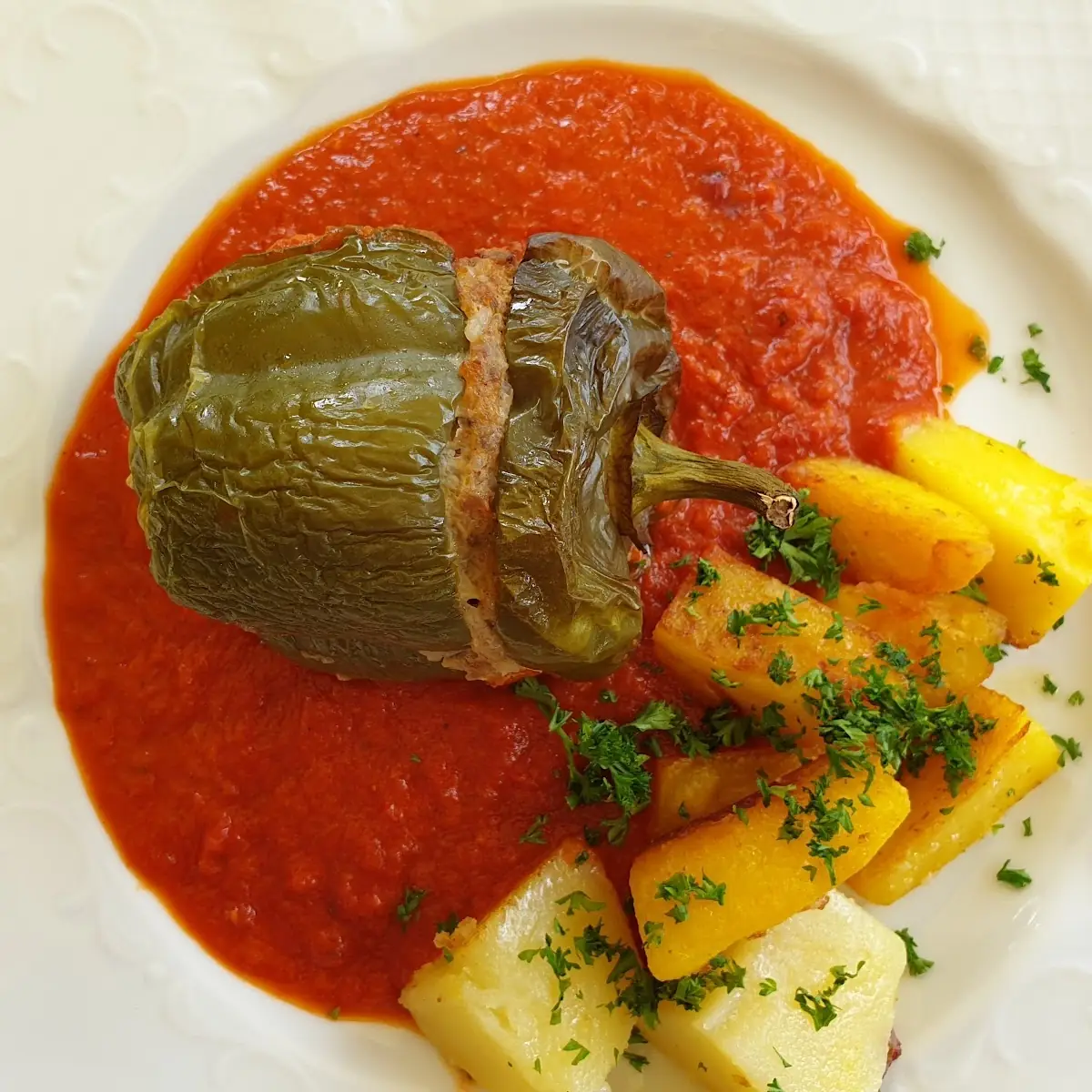 Gefüllter Paprika