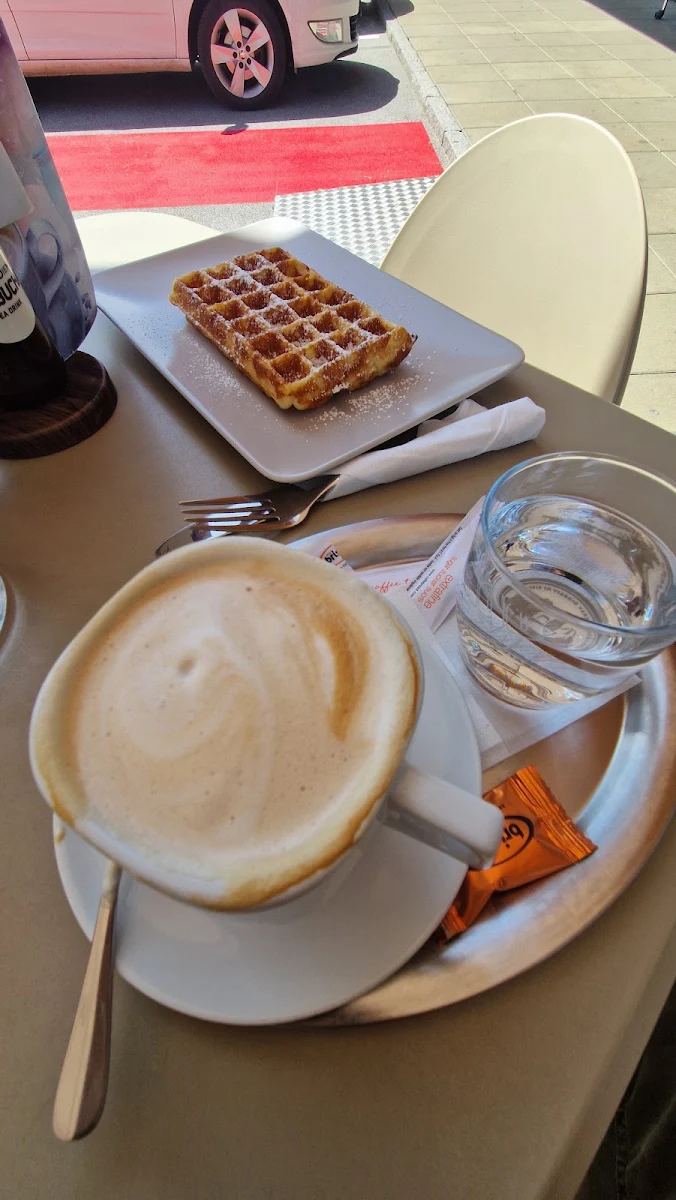 Waffel Mit Puderzucker
