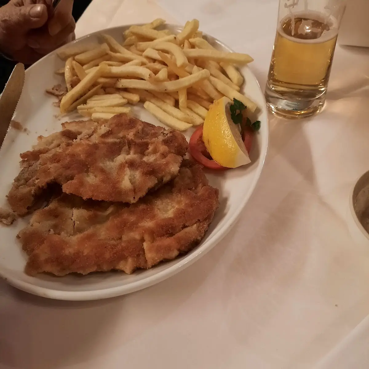 Schnitzel Mit Pommes
