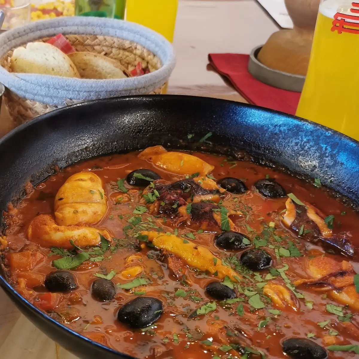 Calamari In Tomatensoße
