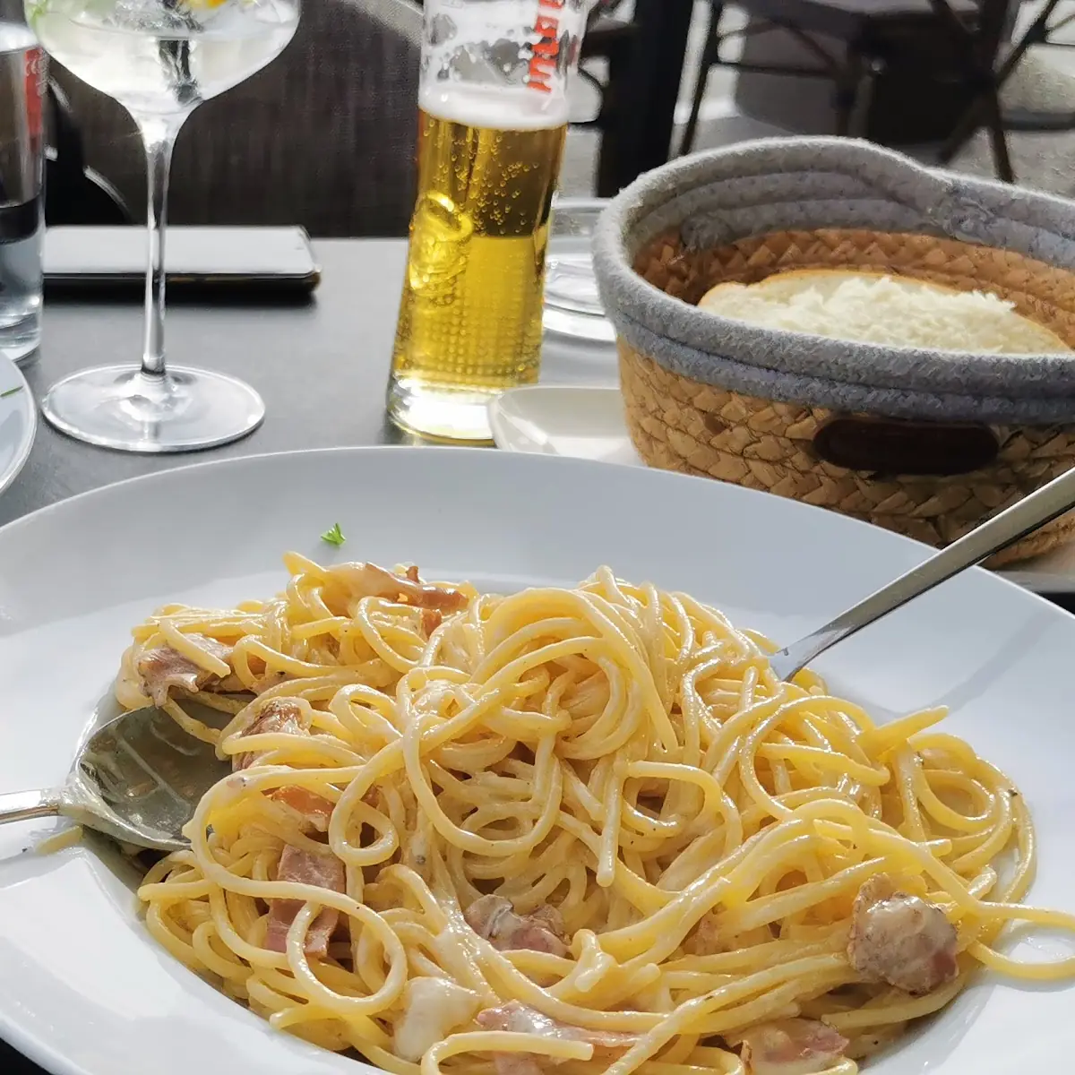 Frutti Di Mare Und Spaghetti Carbonara