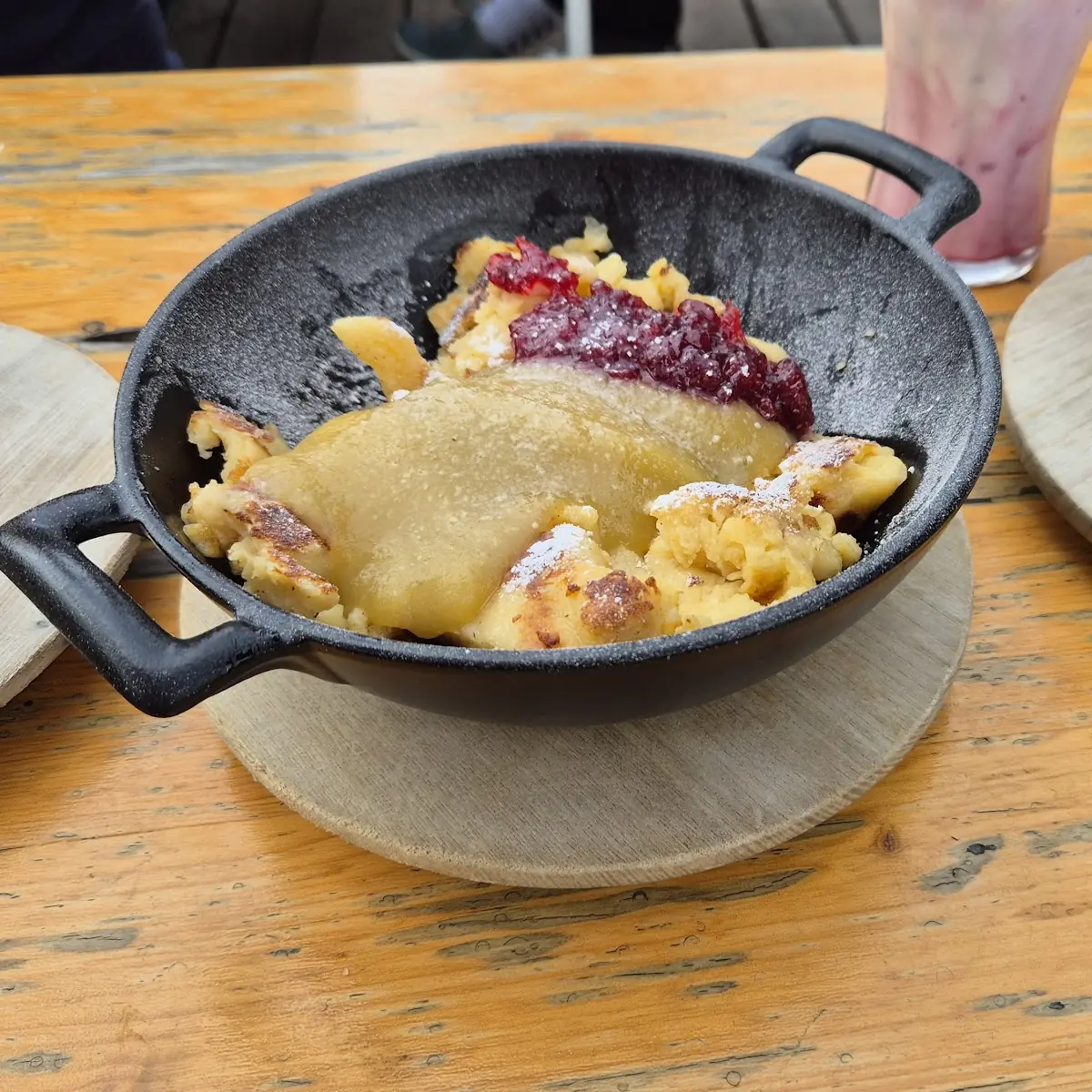 Tiroler Kaiserschmarrn Mit Apfelmus