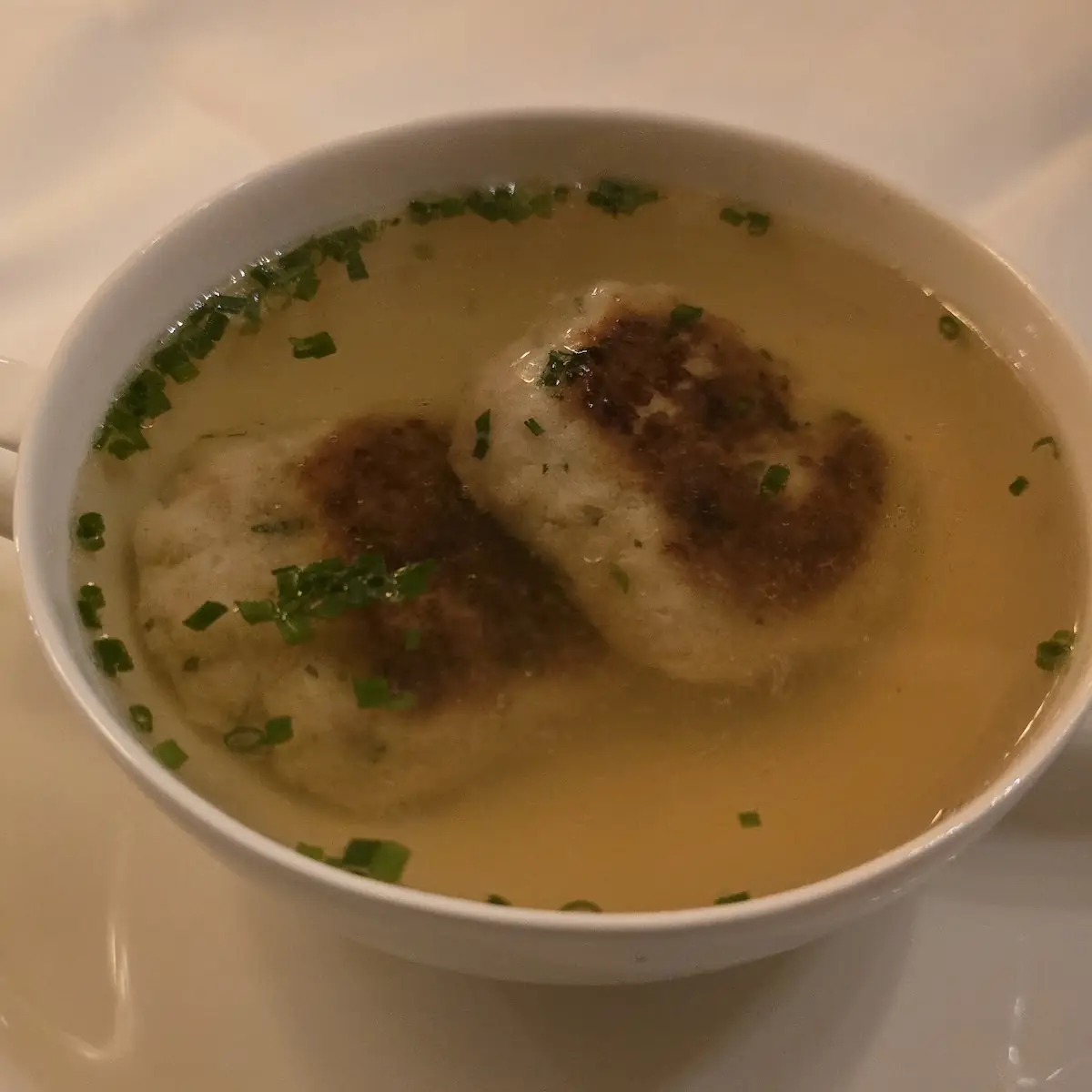 Kaspressknödelsuppe