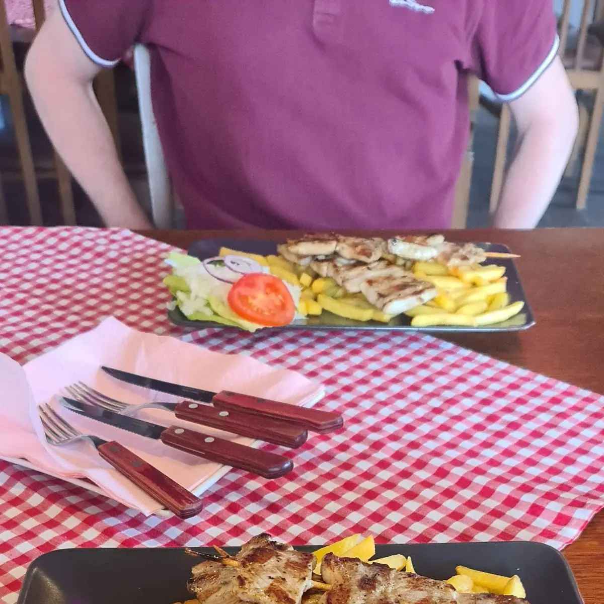 Grillspieße Mit Pommes