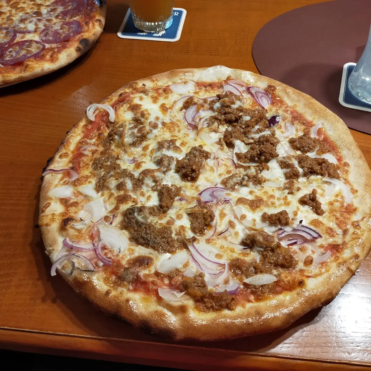 Pizza Bolognese Mit Sugo