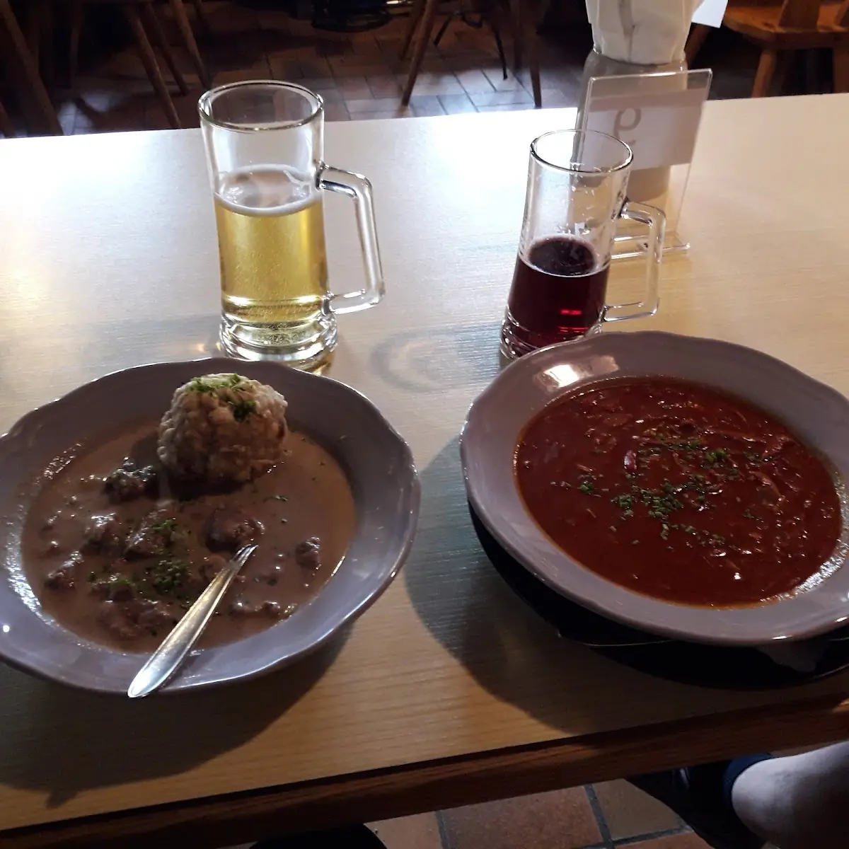 Rindergeschnetzeltes Soljanka
