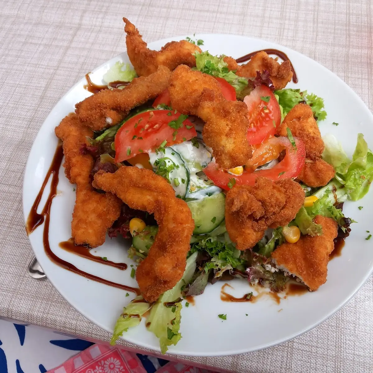 Backhendlsalat