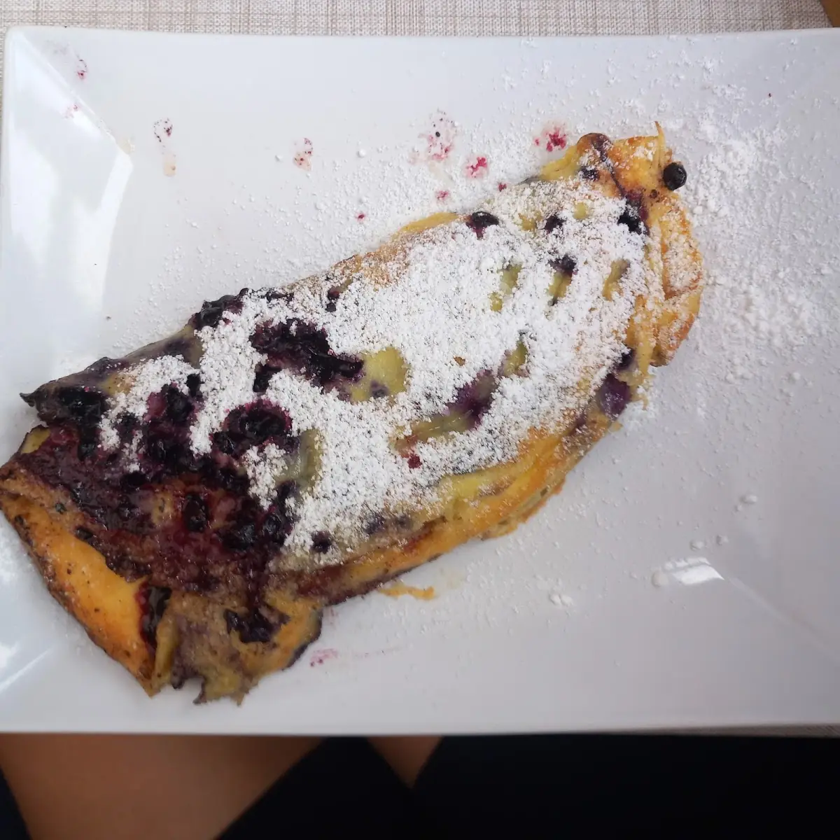 Palatschinke Mit Heidelbeeren