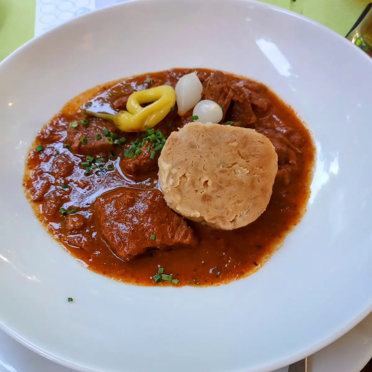 Gulasch Mit Knödel