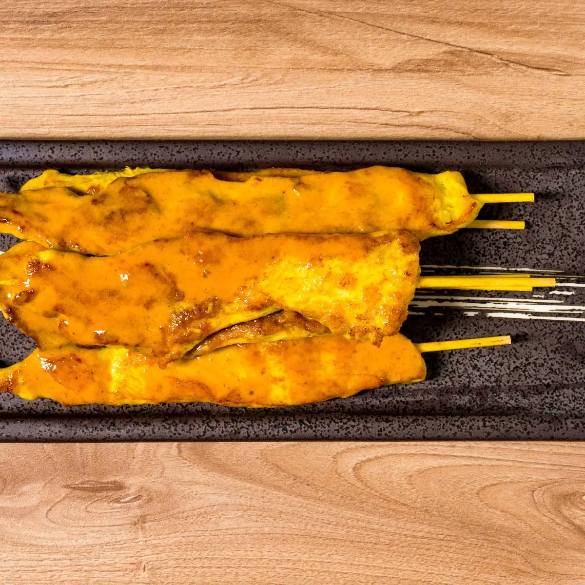 Curry-hühnerspieße 6 Stück
