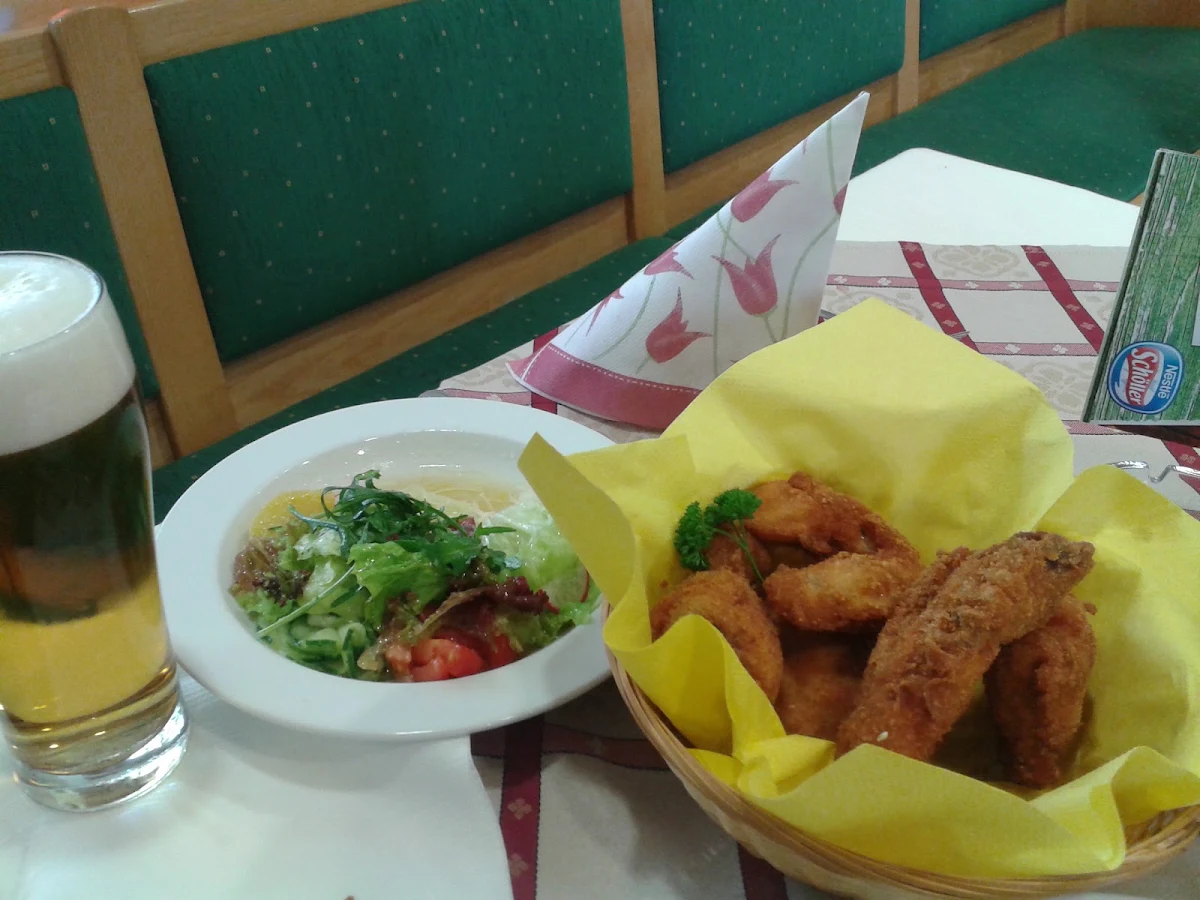 Backhendl Mit Salat