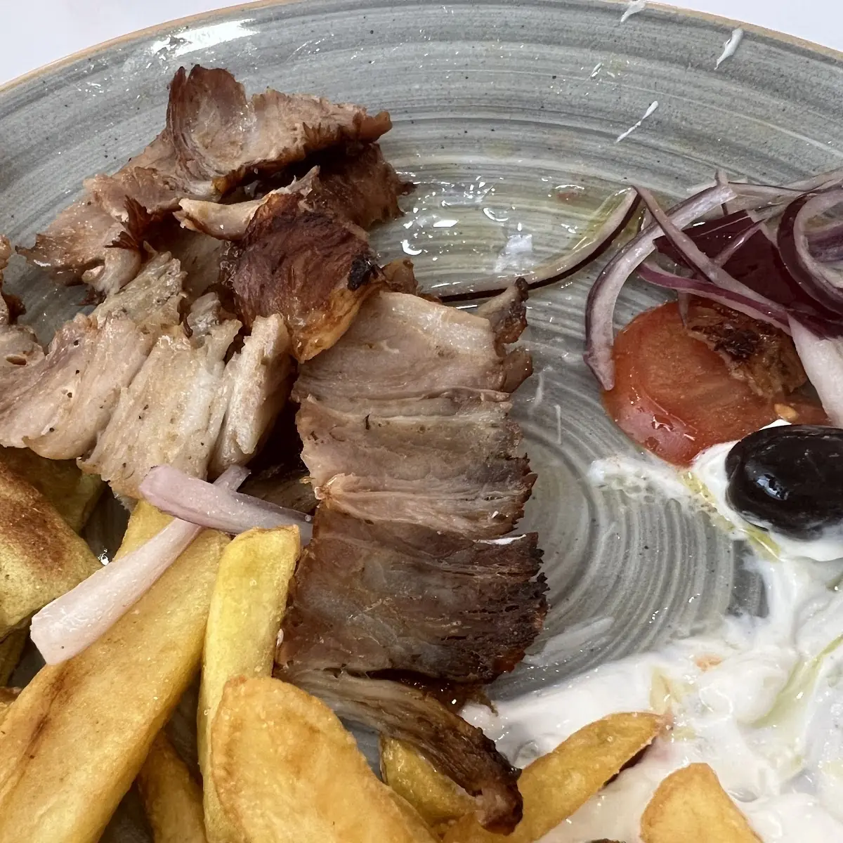 Gyros Teller Pork