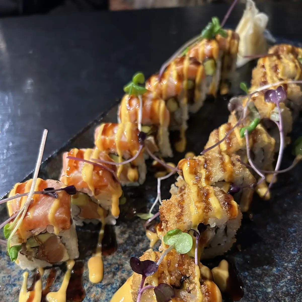 Crispy Veggie Lachs Teriyaki