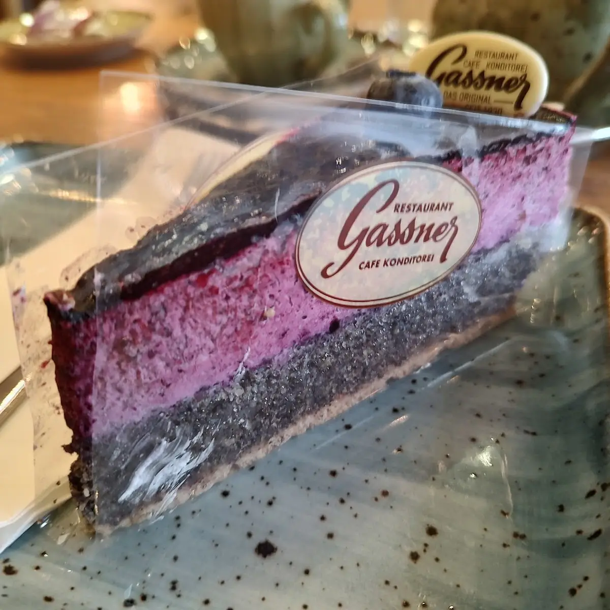 Topfen Heidelbeer Mohntorte