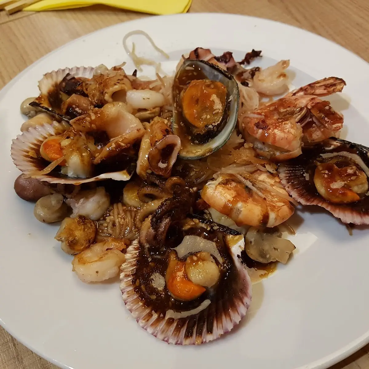 Shrimps Mit Nudeln