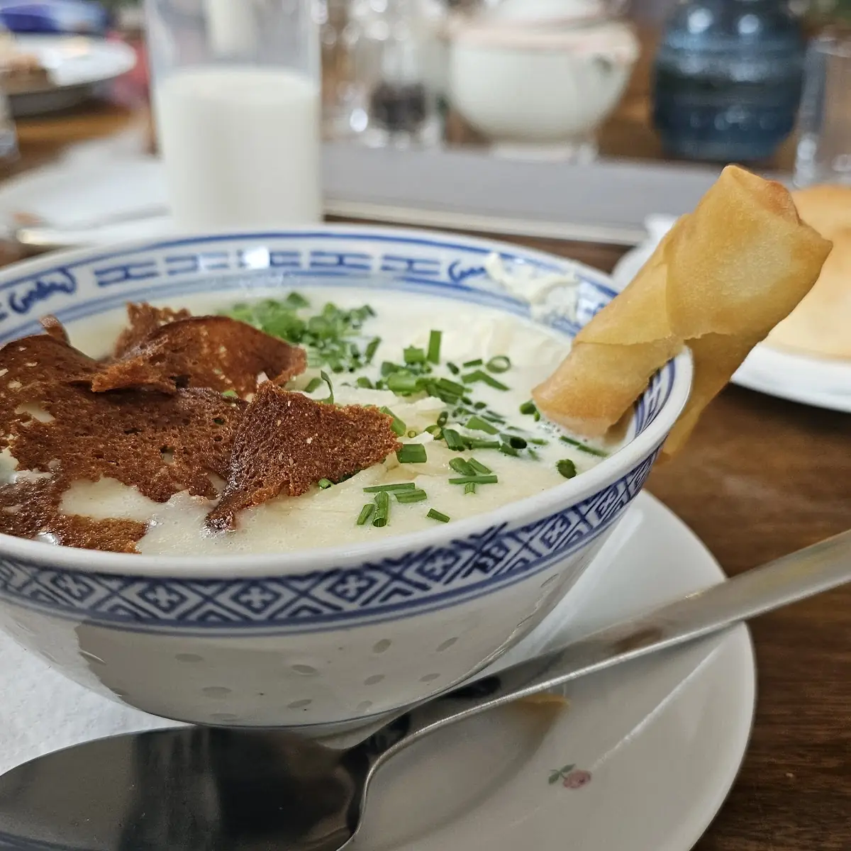 Kartoffelparmesansuppe