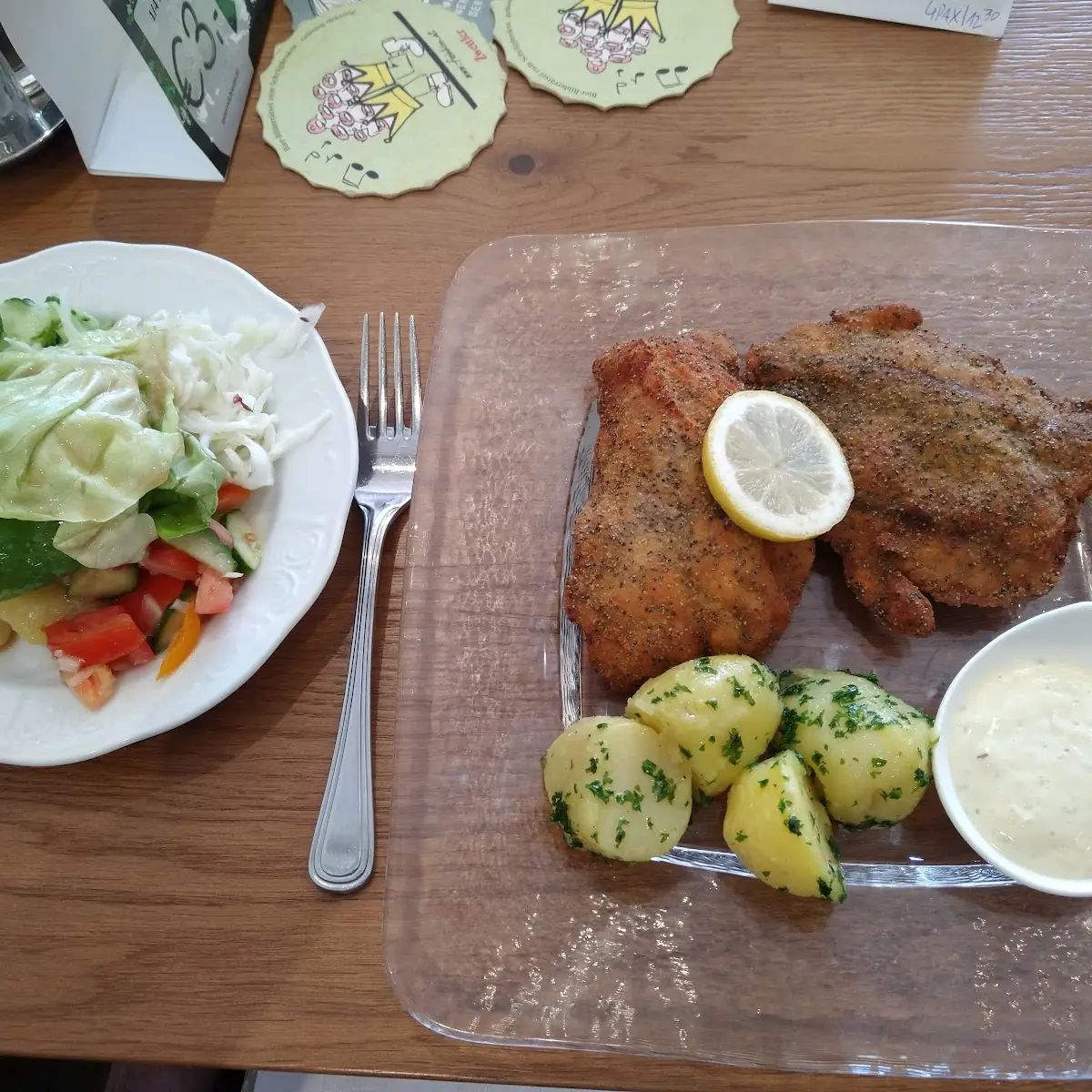 Gebackener Stifts-karpfen