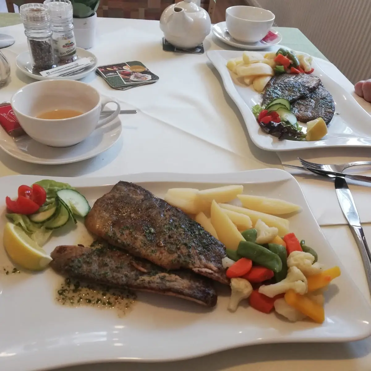 Frische Forelle Gebraten