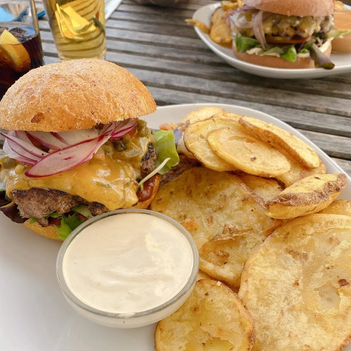 Cheeseburger Menü