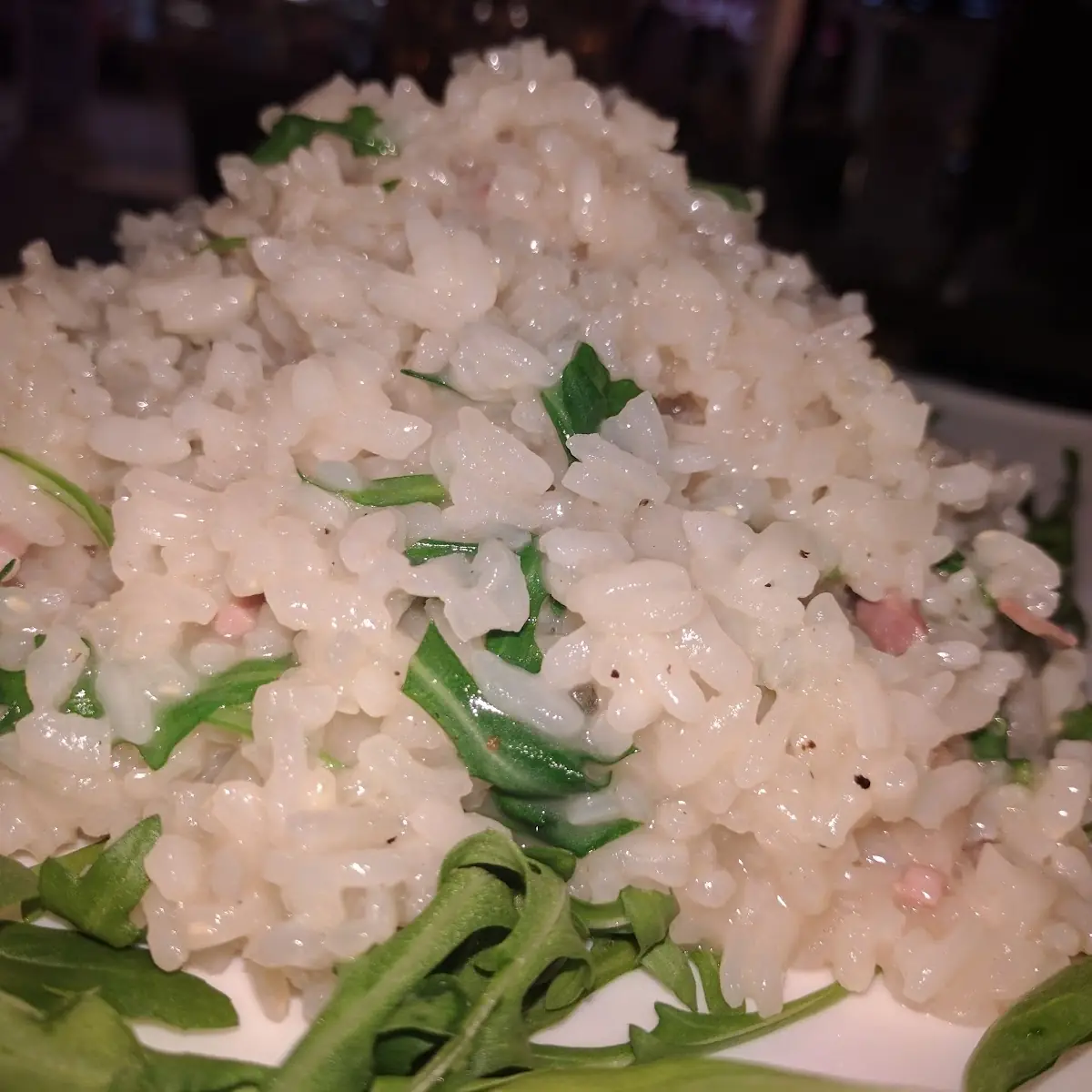 Risotto Con Prosciutto E Rucola