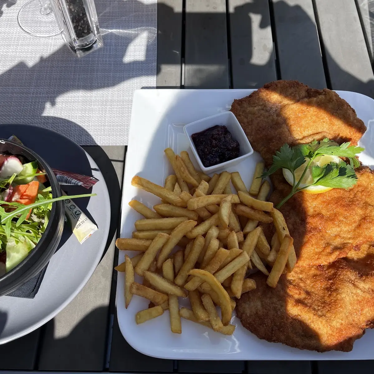 Wienerschnitzel Mit Salat
