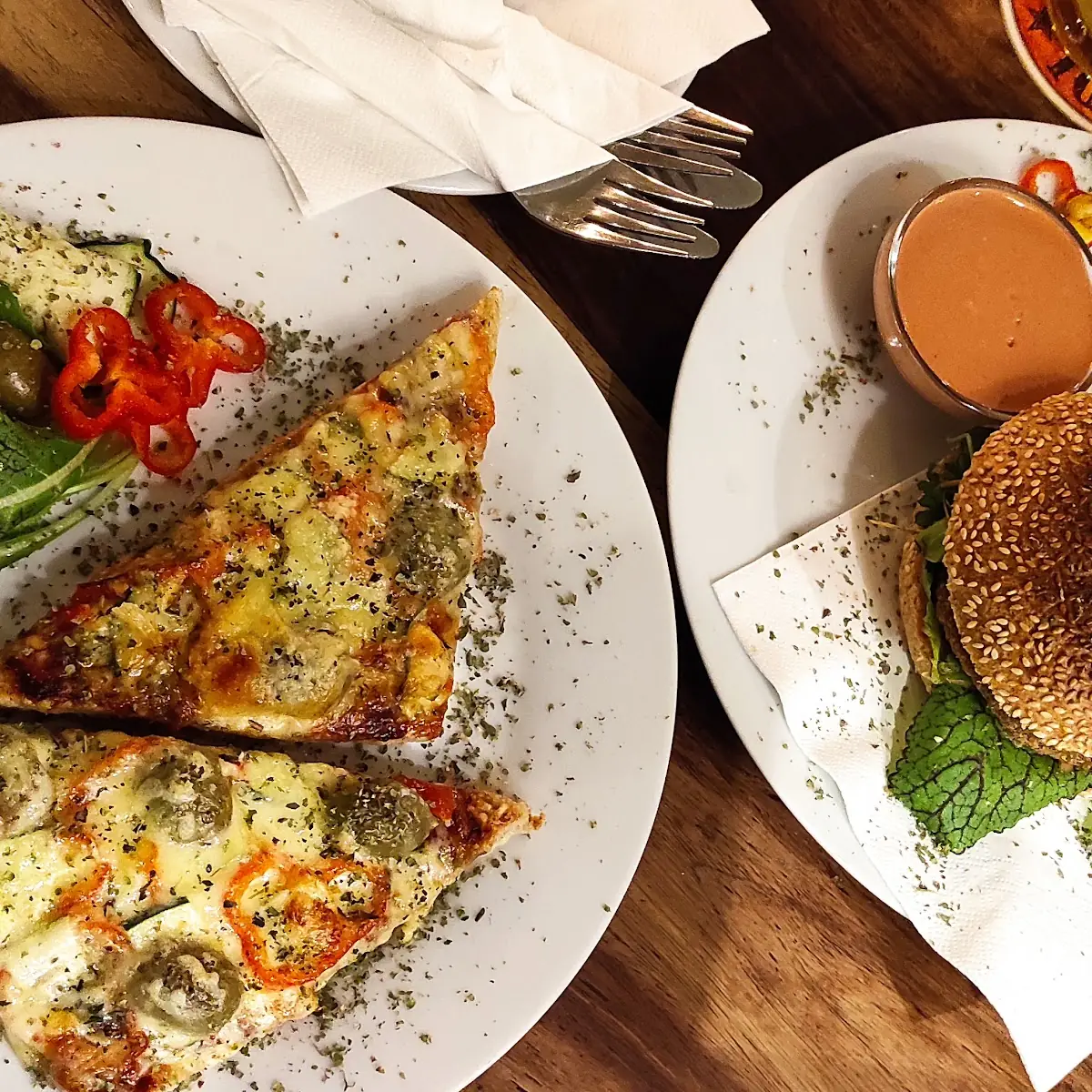 Pizza And Schnitzel Burger