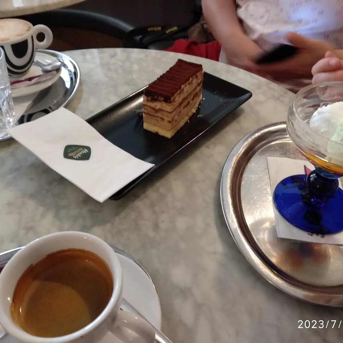 Tiramisu Coffee and an Ice Cream