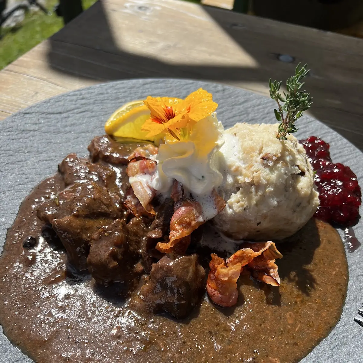 Deer Ragout Semmelknoedel