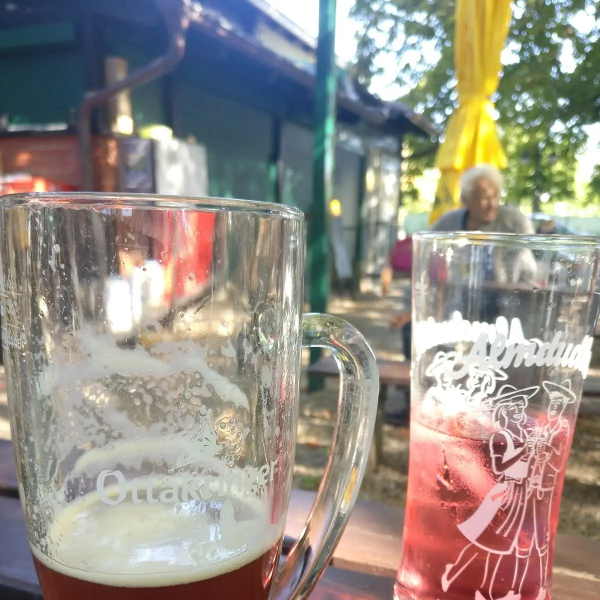 Rotes Zwickl & Himbeer Soda
