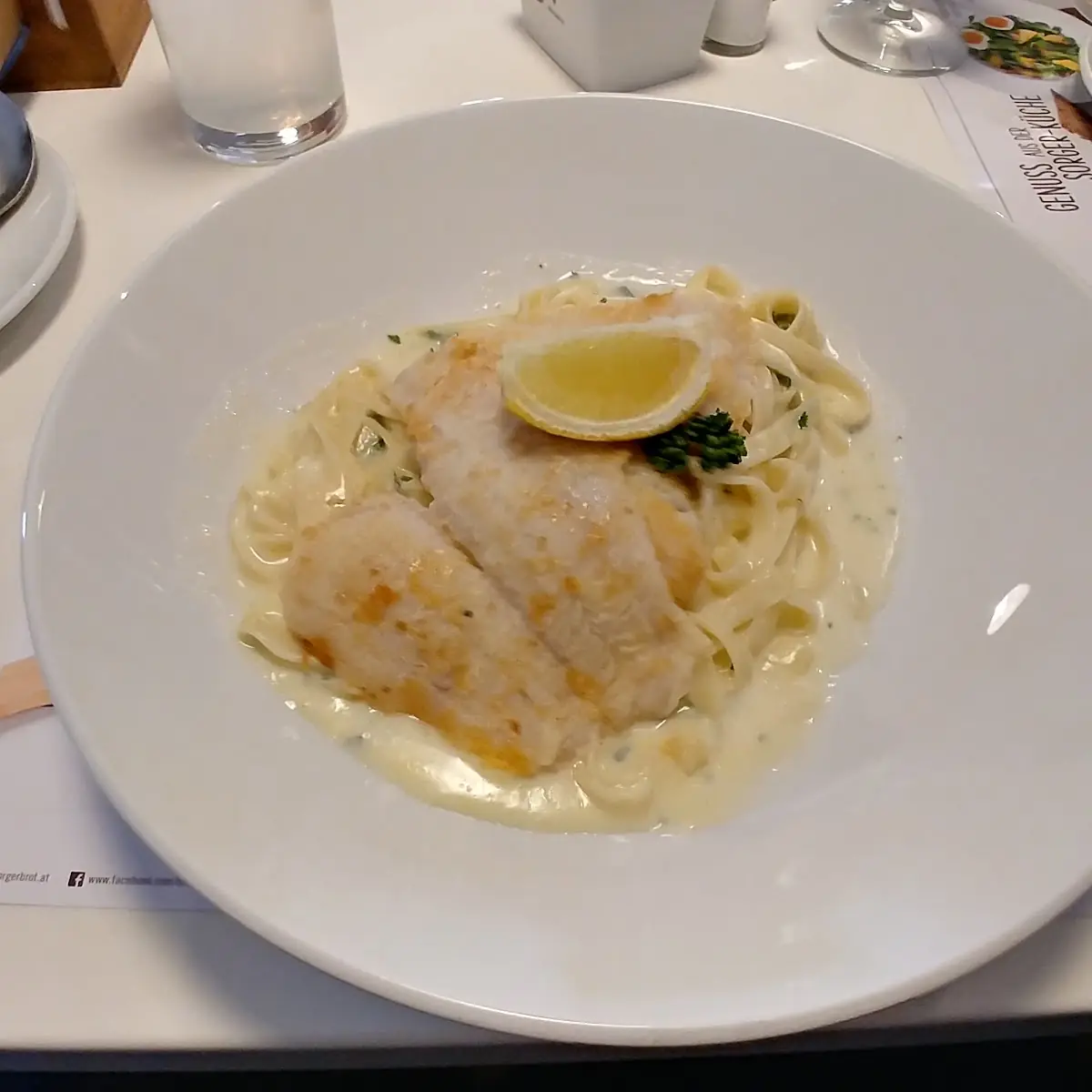 Spaghetti Mit Fischfilet