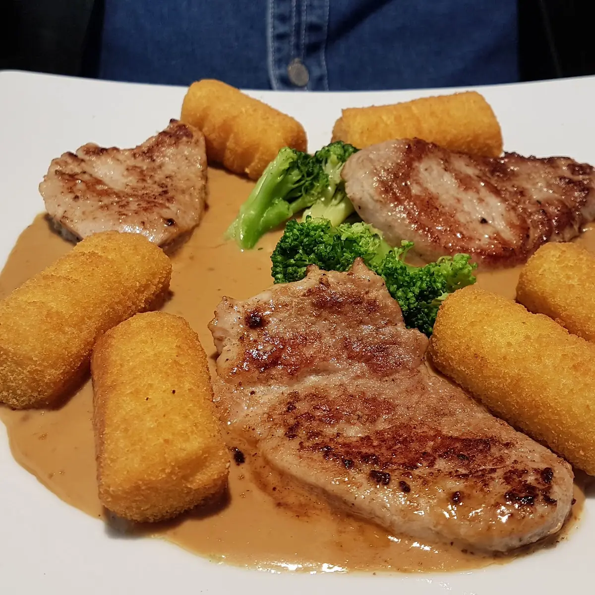 Schweinemedaillons Mit Kroketten