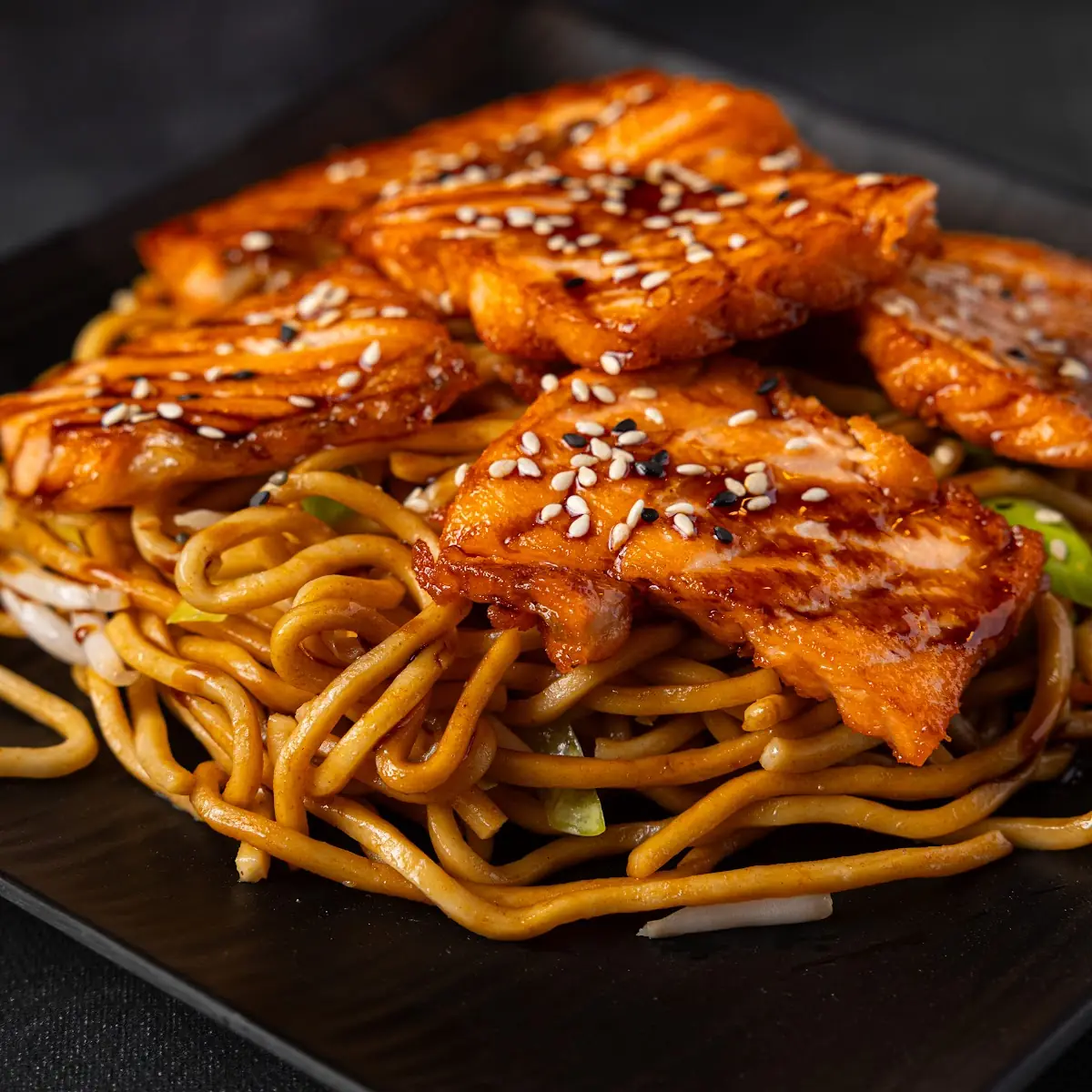 Lachs Teriyaki