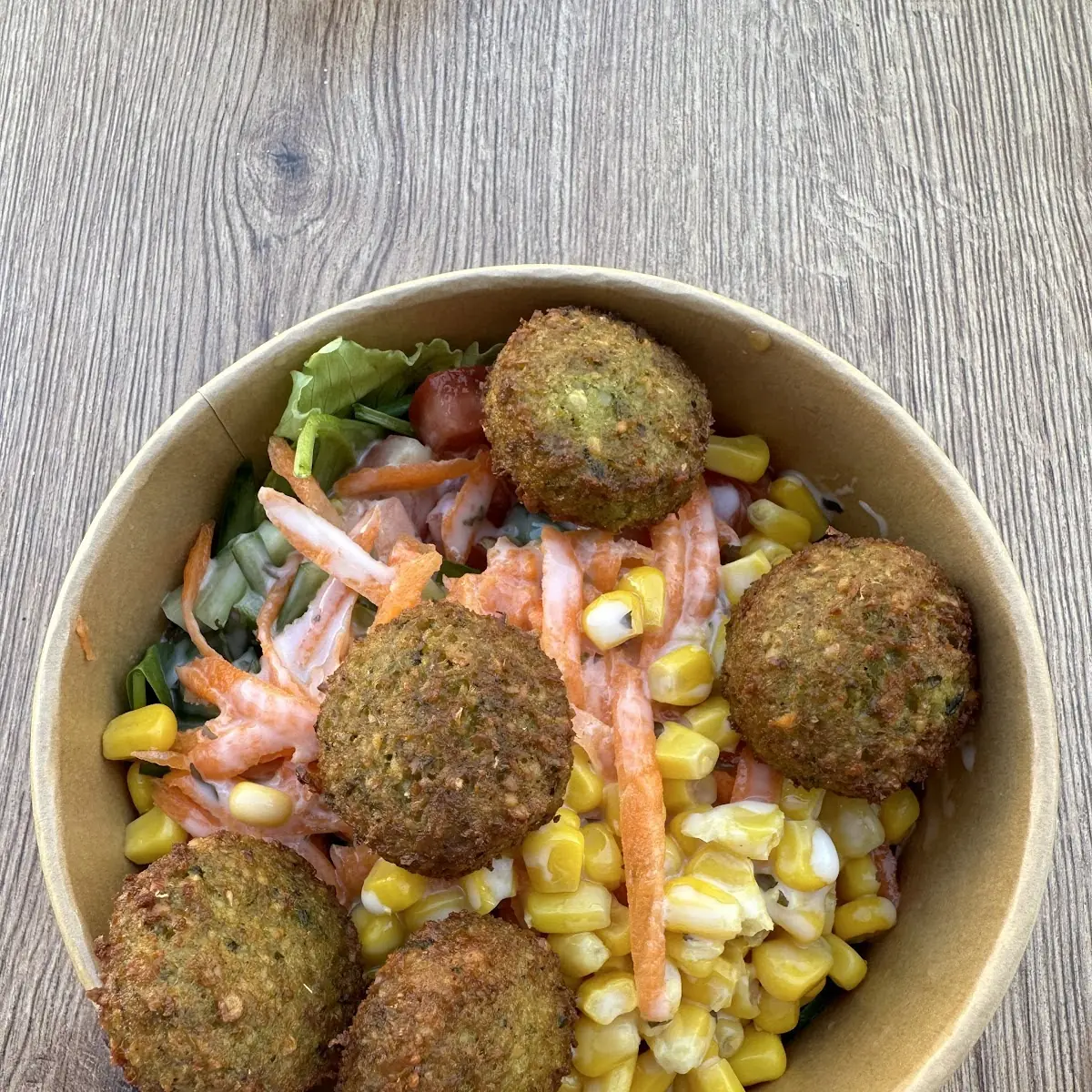 Falafel Käse Bowl