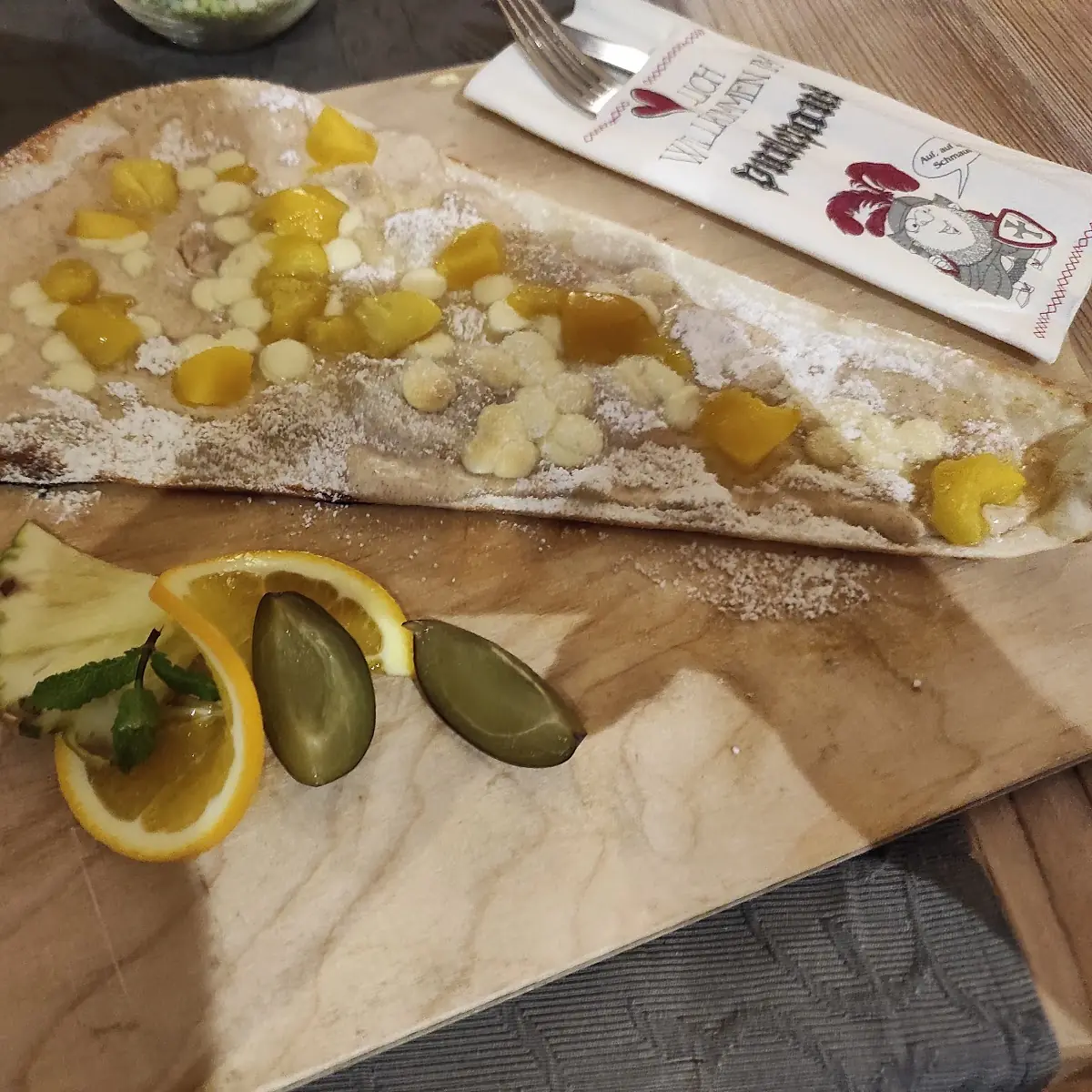 Süßer Flammkuchen