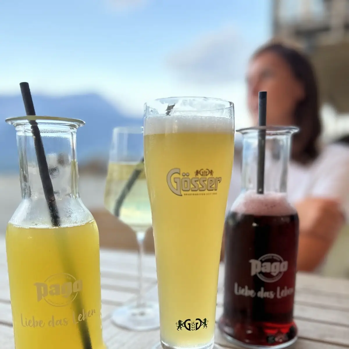 Selbstgemachte Limonade Und Gösser Radler