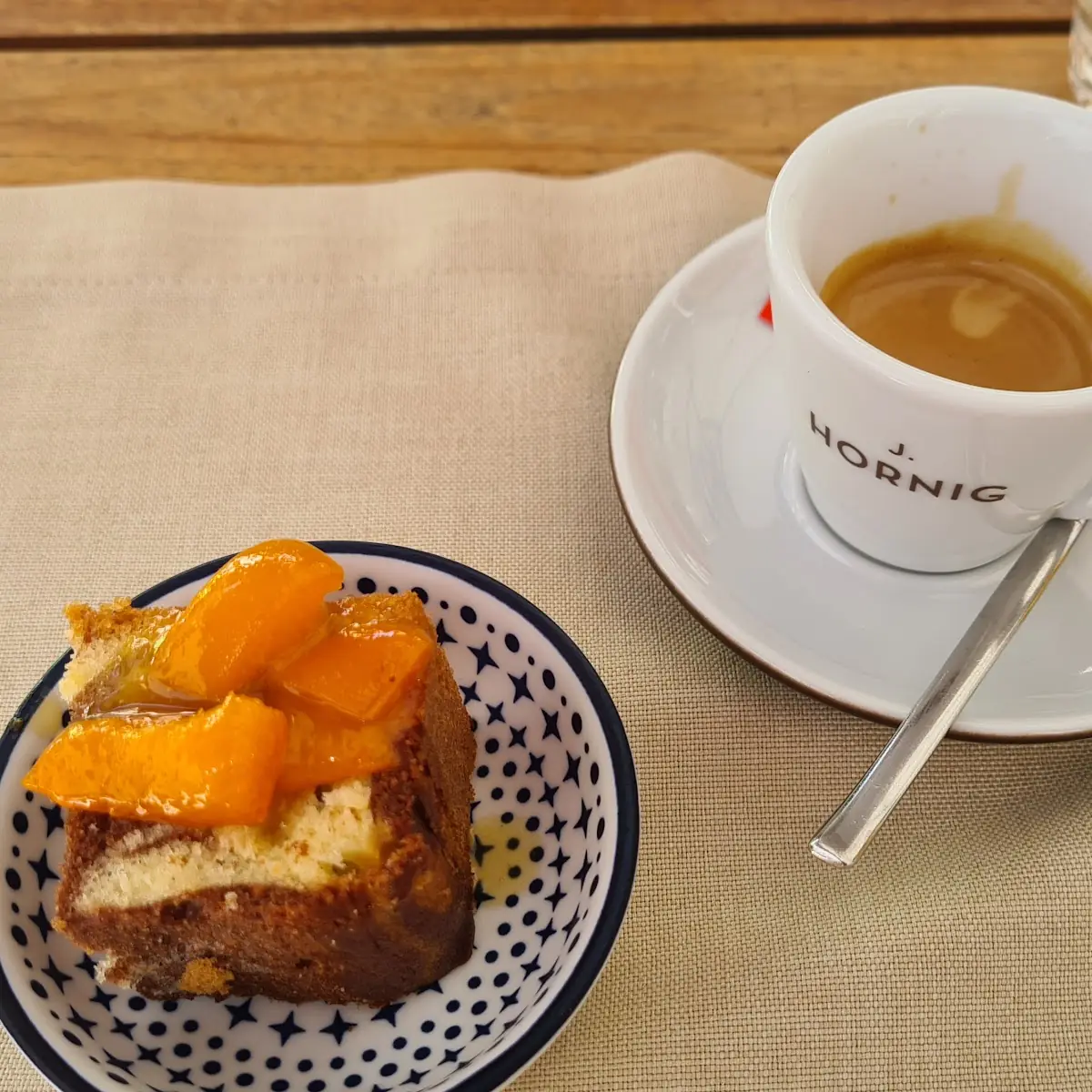 Espresso and a Small Dessert