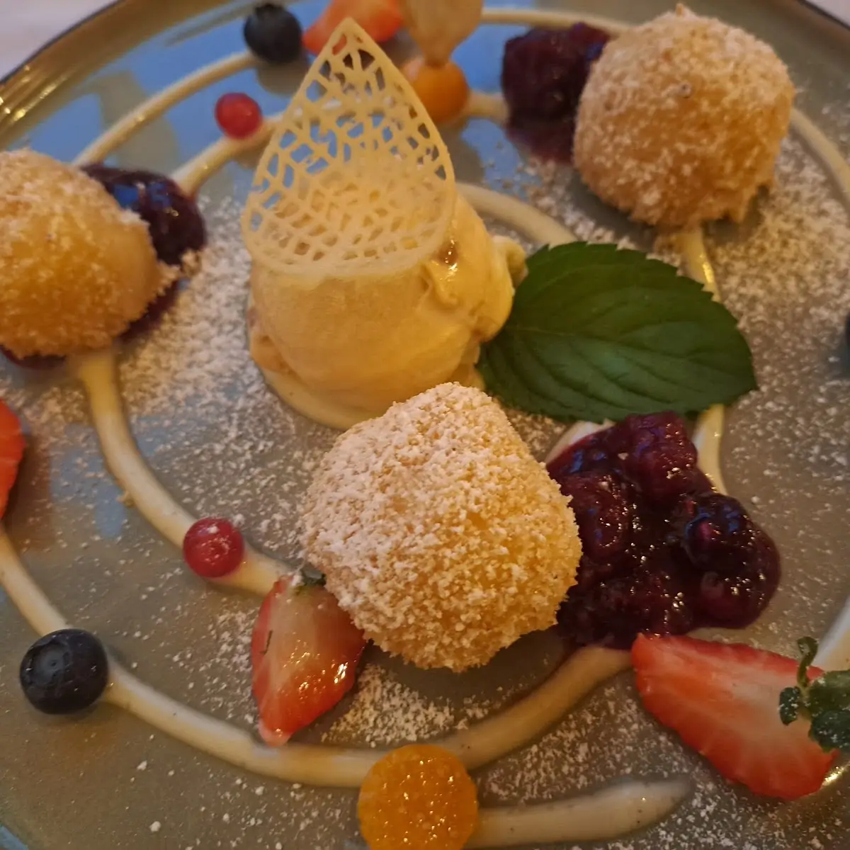 Kleine Topfenknödel, Restaurant & Hotel Waldesruh